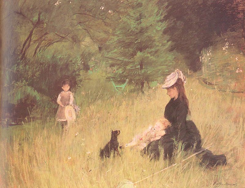image: On the Lawn, Berthe Morisot